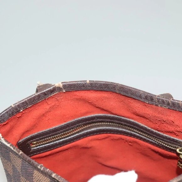 LOUIS VUITTON Damier Ebene Marais Shoulder Bag N42240 LV Auth 134398 - Picture 12 of 16